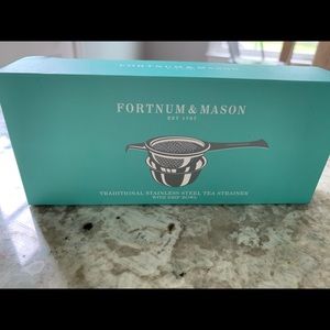 Fortnum & Mason tea strainer and drip bowl